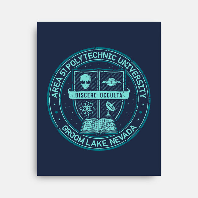 Area 51 University-None-Stretched-Canvas-retrodivision