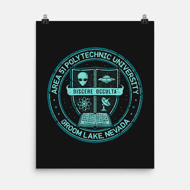 Area 51 University-None-Matte-Poster-retrodivision