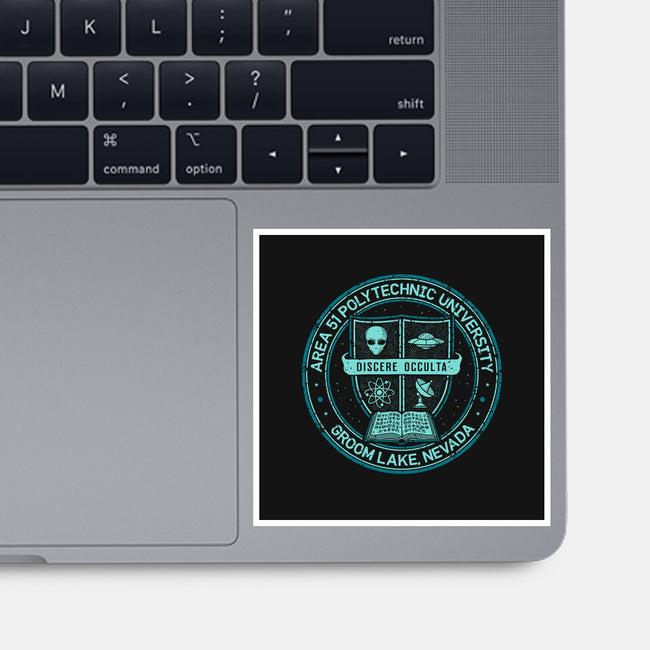 Area 51 University-None-Glossy-Sticker-retrodivision