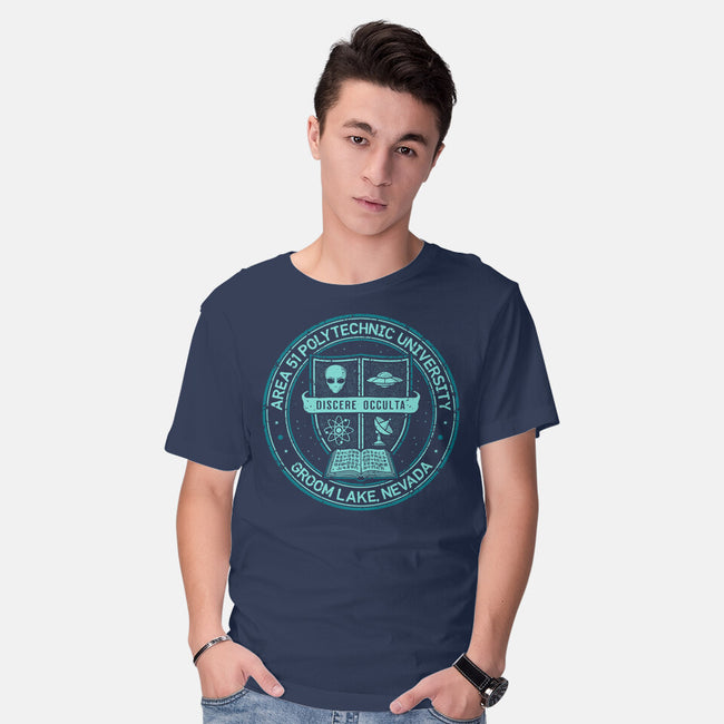 Area 51 University-Mens-Basic-Tee-retrodivision