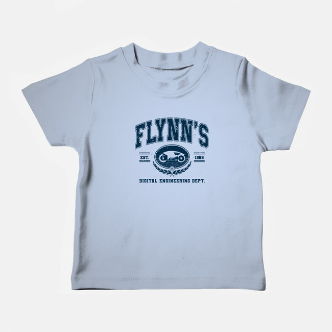 Flynn's Engineering Dept-Baby-Basic-Tee-retrodivision