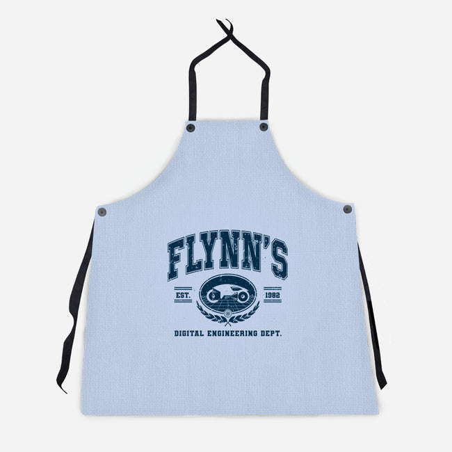 Flynn's Engineering Dept-Unisex-Kitchen-Apron-retrodivision