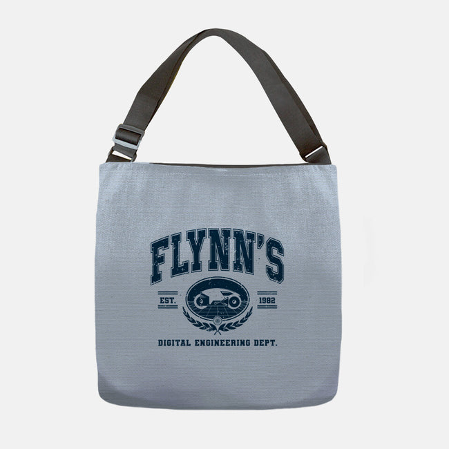 Flynn's Engineering Dept-None-Adjustable Tote-Bag-retrodivision