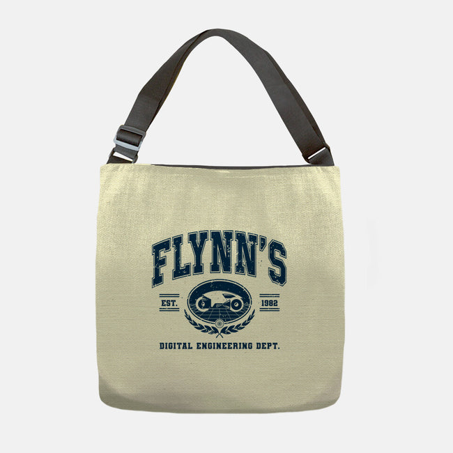 Flynn's Engineering Dept-None-Adjustable Tote-Bag-retrodivision