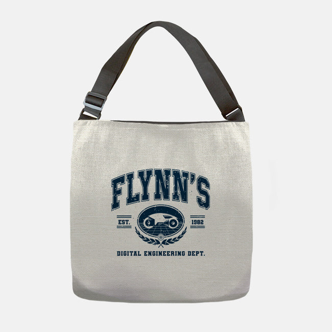 Flynn's Engineering Dept-None-Adjustable Tote-Bag-retrodivision