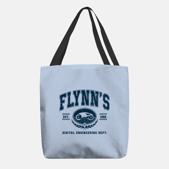 Flynn's Engineering Dept-None-Basic Tote-Bag-retrodivision