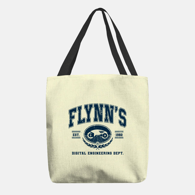 Flynn's Engineering Dept-None-Basic Tote-Bag-retrodivision