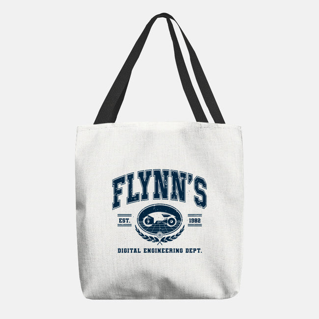 Flynn's Engineering Dept-None-Basic Tote-Bag-retrodivision