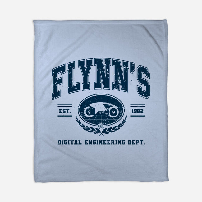 Flynn's Engineering Dept-None-Fleece-Blanket-retrodivision