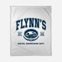 Flynn's Engineering Dept-None-Fleece-Blanket-retrodivision
