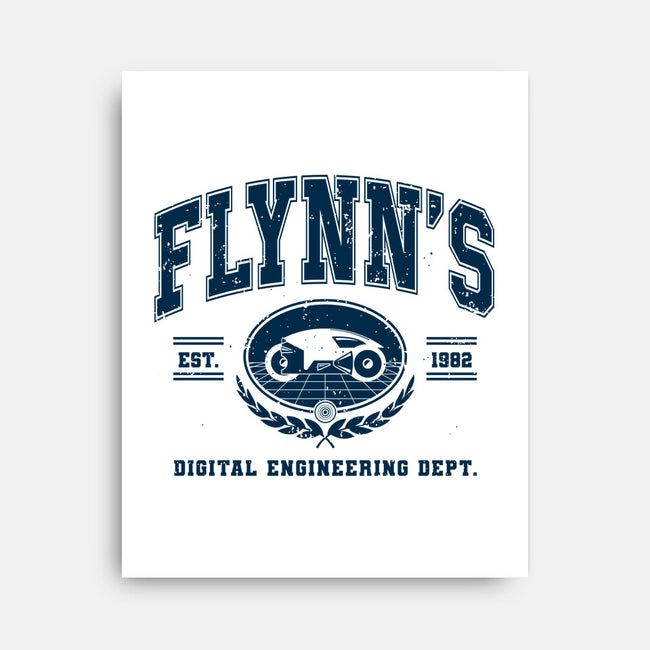 Flynn's Engineering Dept-None-Stretched-Canvas-retrodivision