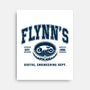 Flynn's Engineering Dept-None-Stretched-Canvas-retrodivision