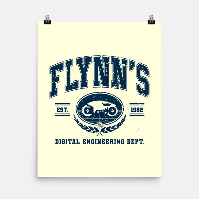 Flynn's Engineering Dept-None-Matte-Poster-retrodivision