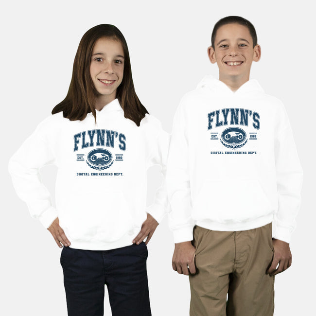 Flynn's Engineering Dept-Youth-Pullover-Sweatshirt-retrodivision