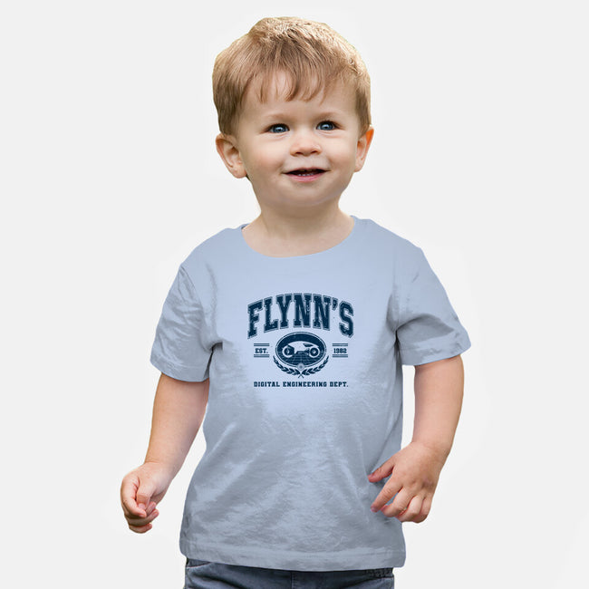 Flynn's Engineering Dept-Baby-Basic-Tee-retrodivision