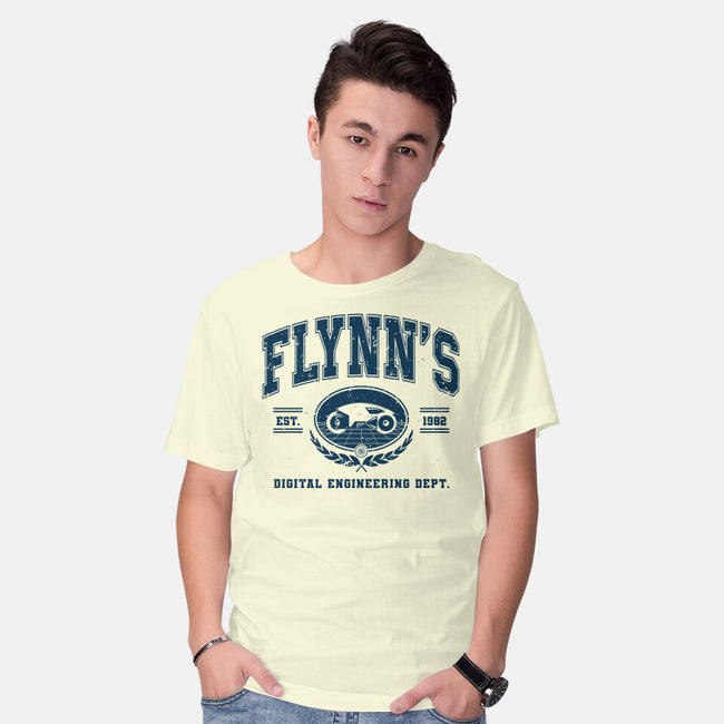 Flynn's Engineering Dept-Mens-Basic-Tee-retrodivision
