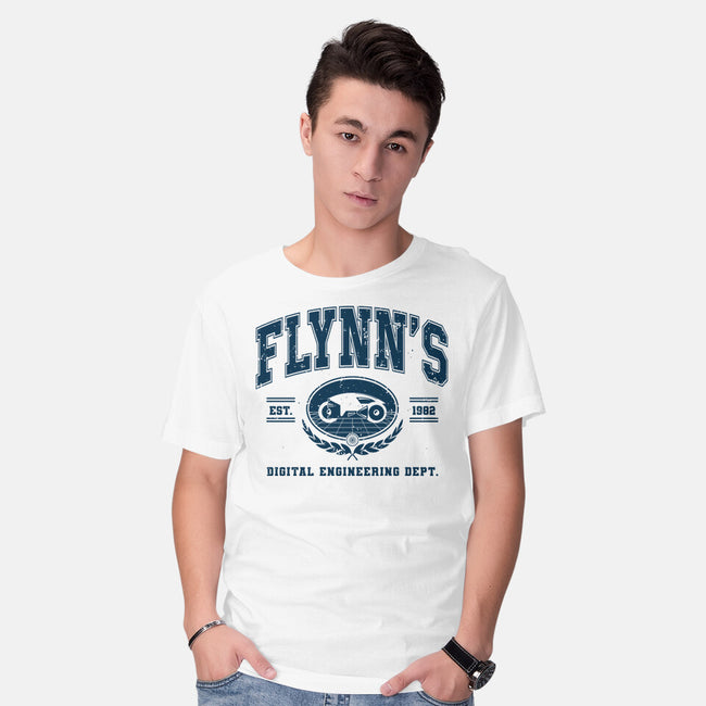 Flynn's Engineering Dept-Mens-Basic-Tee-retrodivision
