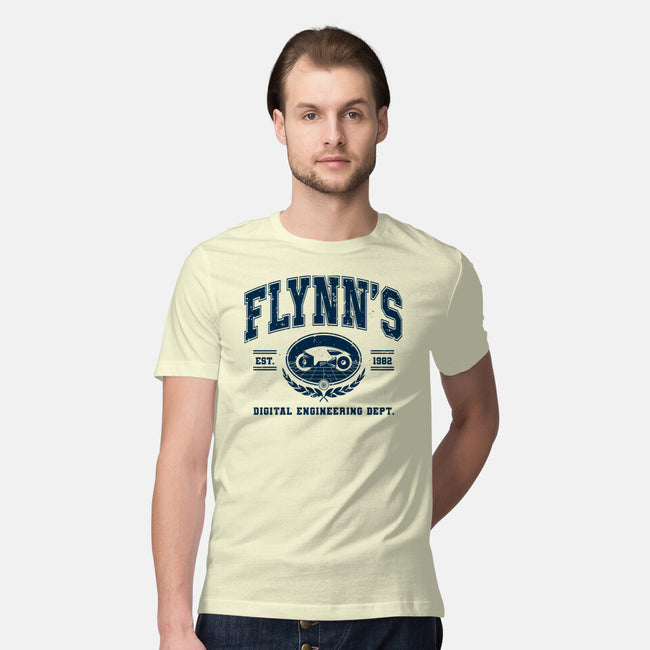 Flynn's Engineering Dept-Mens-Premium-Tee-retrodivision