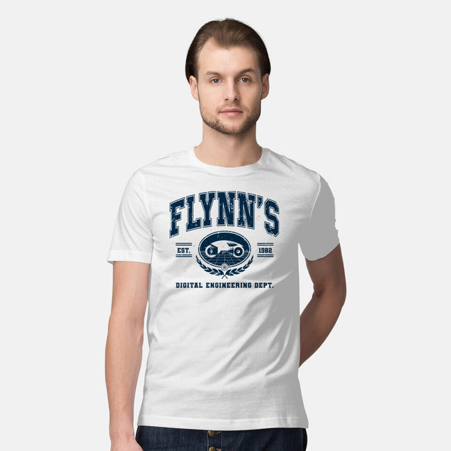 Flynn's Engineering Dept-Mens-Premium-Tee-retrodivision