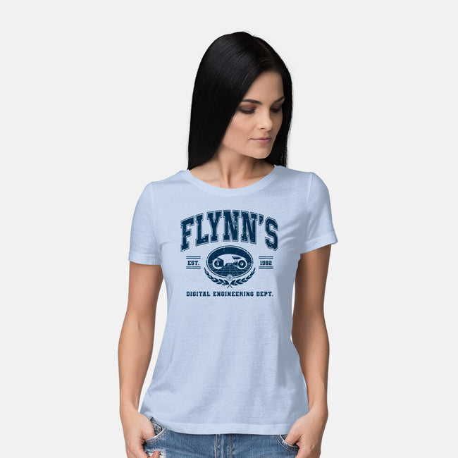 Flynn's Engineering Dept-Womens-Basic-Tee-retrodivision