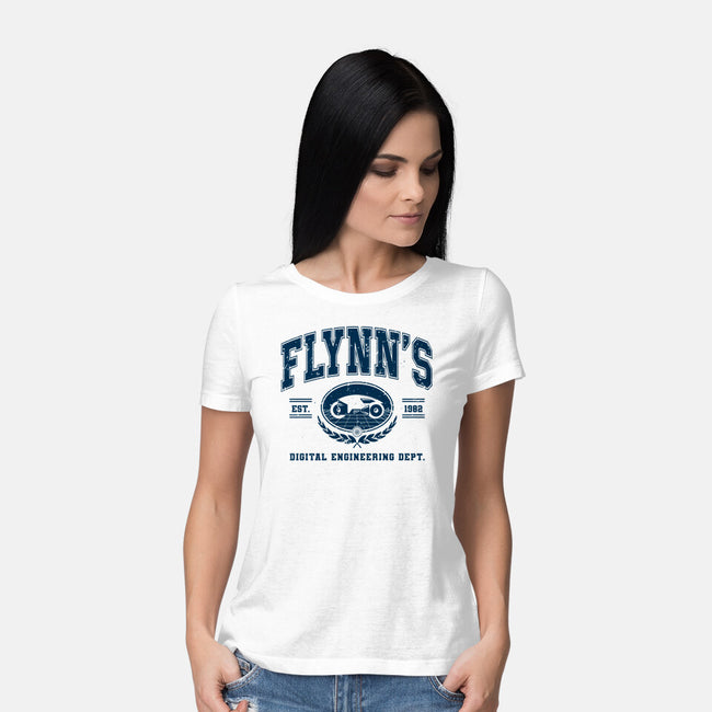 Flynn's Engineering Dept-Womens-Basic-Tee-retrodivision