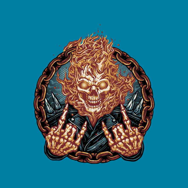 Rider From Hell-None-Polyester-Shower Curtain-glitchygorilla