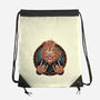 Rider From Hell-None-Drawstring-Bag-glitchygorilla