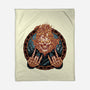 Rider From Hell-None-Fleece-Blanket-glitchygorilla