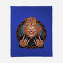 Rider From Hell-None-Fleece-Blanket-glitchygorilla