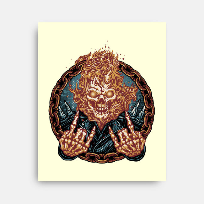Rider From Hell-None-Stretched-Canvas-glitchygorilla