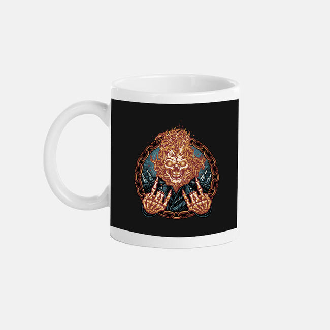 Rider From Hell-None-Mug-Drinkware-glitchygorilla