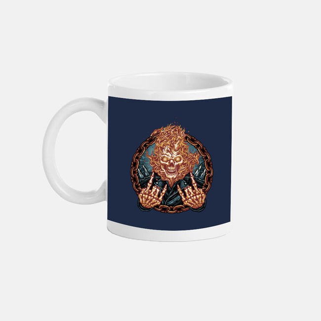 Rider From Hell-None-Mug-Drinkware-glitchygorilla