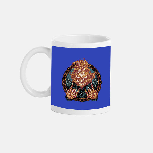 Rider From Hell-None-Mug-Drinkware-glitchygorilla