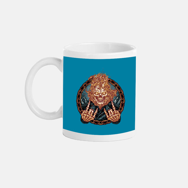 Rider From Hell-None-Mug-Drinkware-glitchygorilla