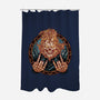 Rider From Hell-None-Polyester-Shower Curtain-glitchygorilla