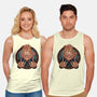 Rider From Hell-Unisex-Basic-Tank-glitchygorilla