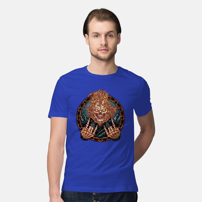 Rider From Hell-Mens-Premium-Tee-glitchygorilla