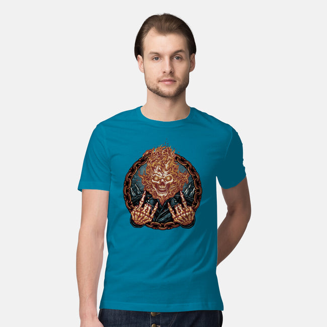Rider From Hell-Mens-Premium-Tee-glitchygorilla