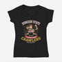 Fighting Crawlers-Womens-V-Neck-Tee-Popnotic