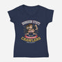 Fighting Crawlers-Womens-V-Neck-Tee-Popnotic