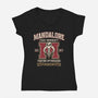 Mandalore University-Womens-V-Neck-Tee-Popnotic