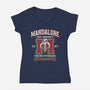 Mandalore University-Womens-V-Neck-Tee-Popnotic