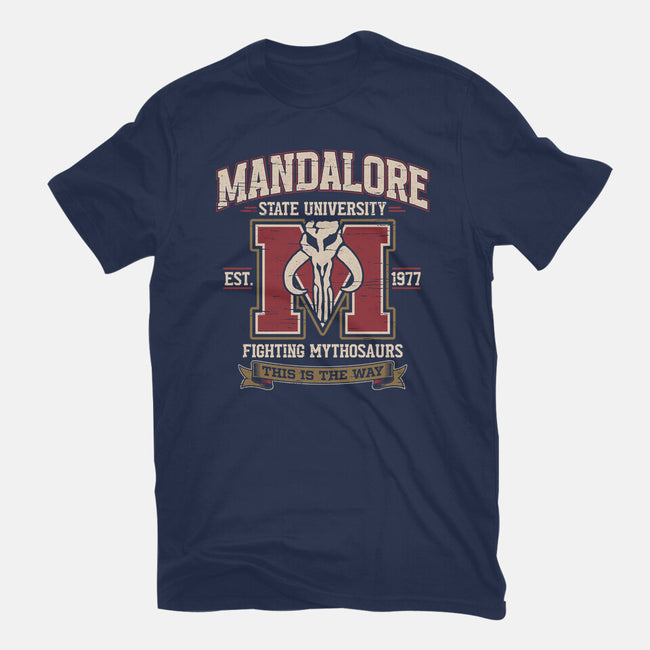 Mandalore University-Mens-Basic-Tee-Popnotic