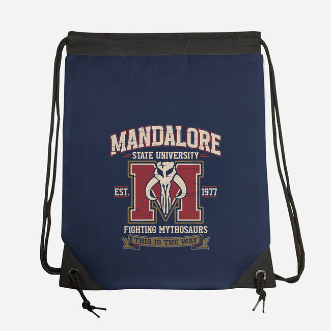 Mandalore University-None-Drawstring-Bag-Popnotic