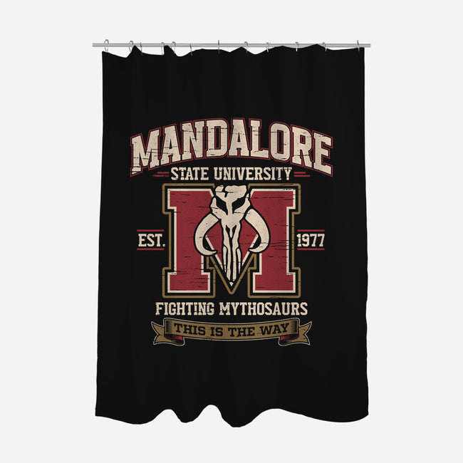 Mandalore University-None-Polyester-Shower Curtain-Popnotic