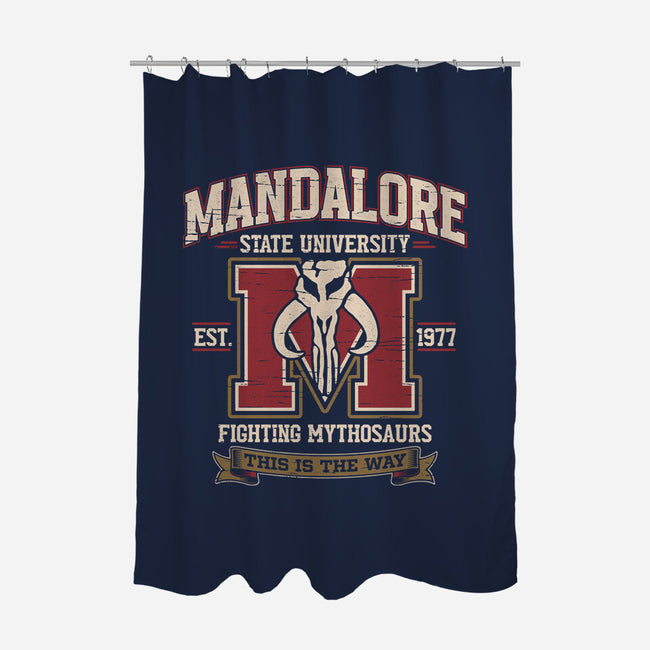 Mandalore University-None-Polyester-Shower Curtain-Popnotic