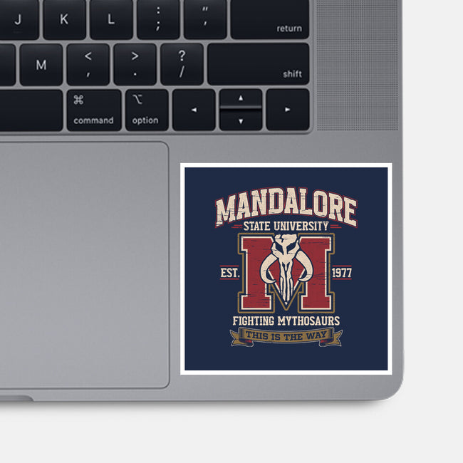 Mandalore University-None-Glossy-Sticker-Popnotic