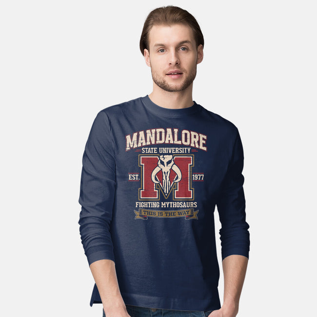 Mandalore University-Mens-Long Sleeved-Tee-Popnotic