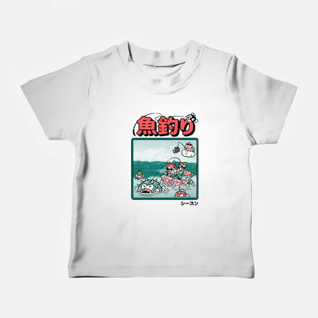 Fishing Time-Baby-Basic-Tee-Henrique Torres