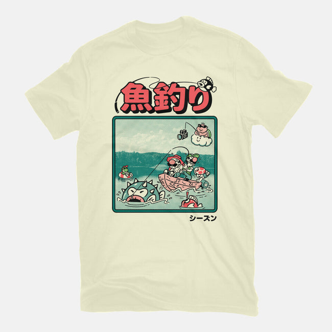 Fishing Time-Mens-Basic-Tee-Henrique Torres